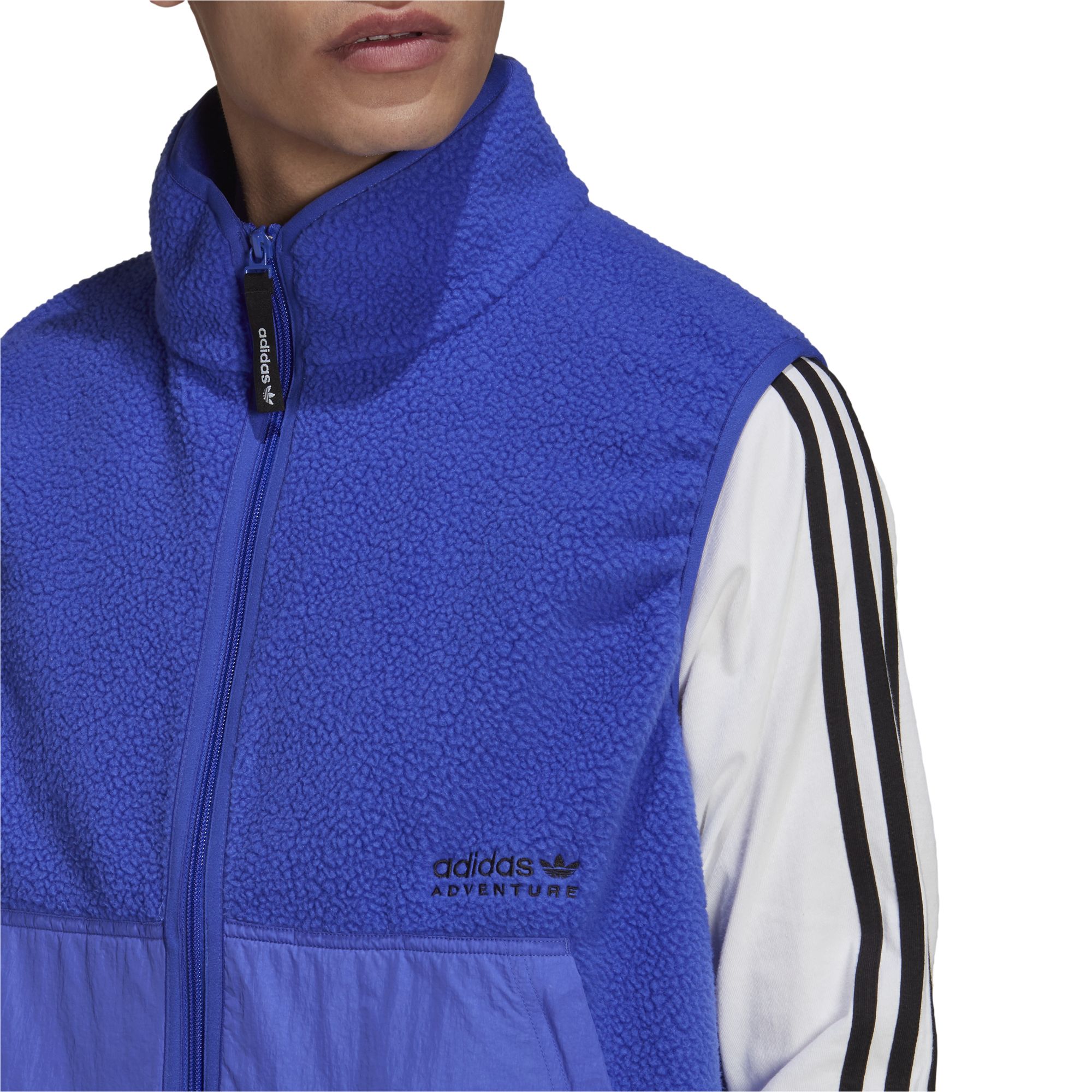 adidas blue vest
